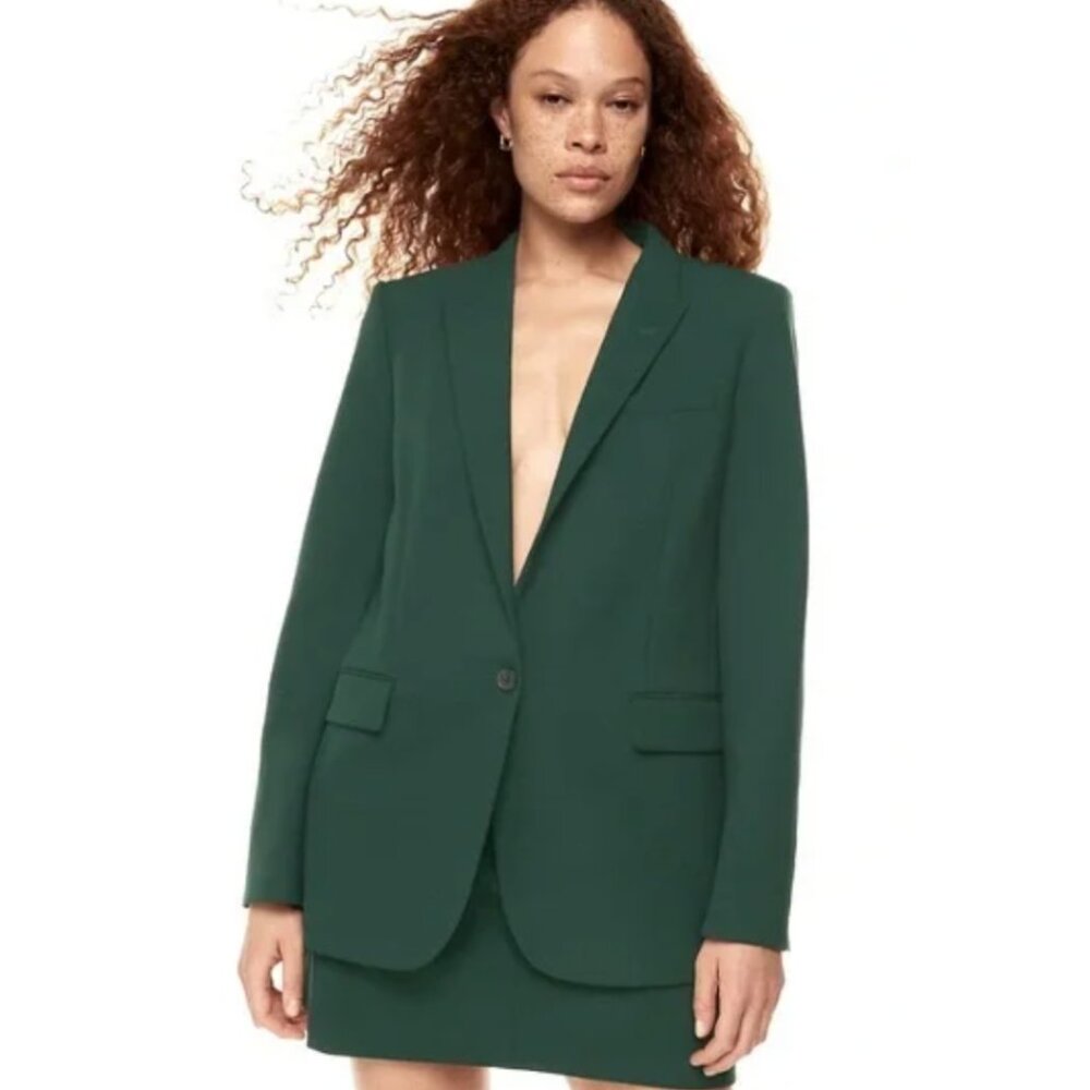 sold on other site:Wilfred Generational Blazer - XS Emerald Green